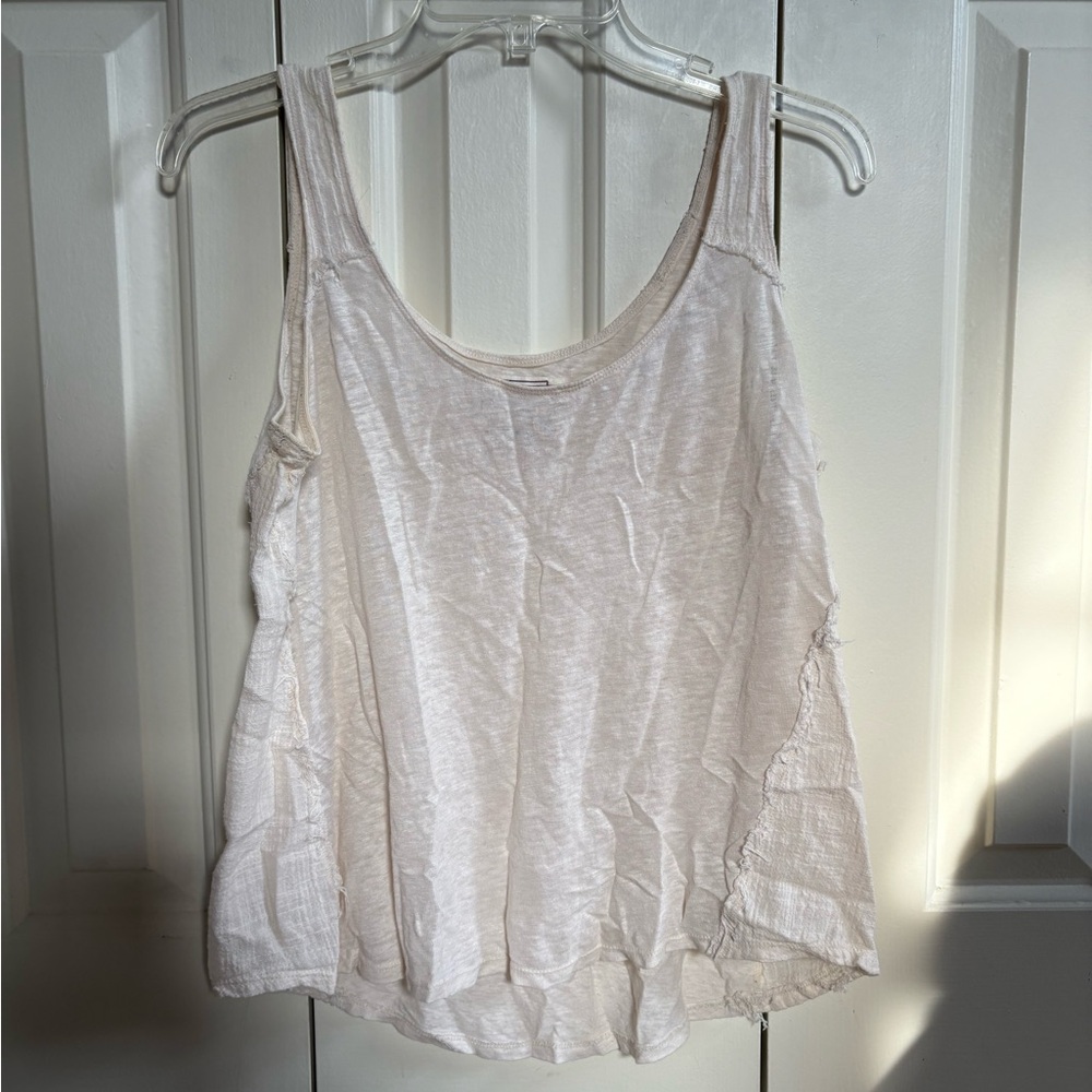 Cambridge Dry Goods Light Cream Tank Top